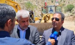 آغاز عملیات اجرایی پروژه احداث محور روستایی مدین – بهرامی