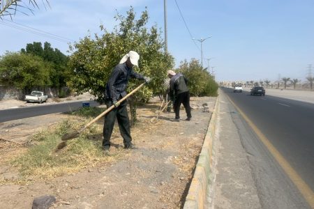 آماده‌سازی شهر جیرفت برای بازگشایی مدارس