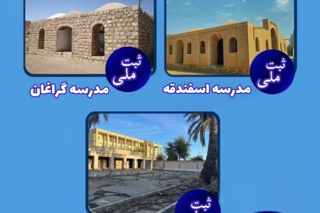 ثبت ملی سه مدرسه تاریخی جیرفت / میراث آموزشی جنوب کرمان ماندگار شد
