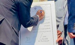 زنگ مهرگان و صدمین سال تأسیس مدرسه گراغان با رونمایی از سند ثبت ملی برگزار شد