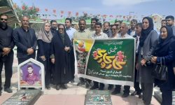 تجدید میثاق مسئولان جیرفت با آرمان‌های شهدا در آغاز هفته کارگر / «خانه کارگر جنوب»؛ چتری حمایتی برای مجاهدان جبهه تولید